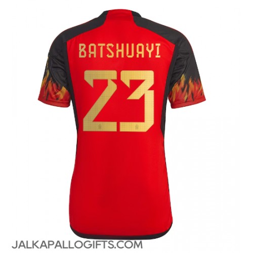 Belgia Michy Batshuayi #23 Kotipaita MM-kisat 2022 Lyhythihainen